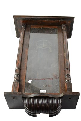Lot 95 - A Vienna wall clock with mahogany case...