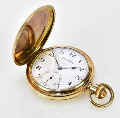 Lot 3017A - HERBERT WOLF LTD; a gold plated crown wind...
