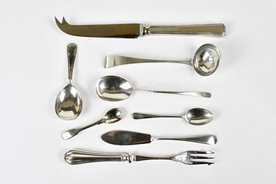 Lot 2524 - A small collection of hallmarked silver and...