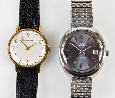 Lot 2941 - ASTRAL; an electronic vintage stainless steel...
