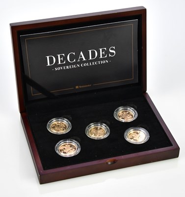Lot 3048 - WESTMINSTER; a cased set of five 'Decades...