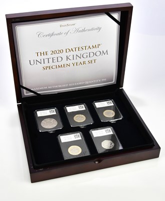 Lot 3208 - A 2020 DateStamp specimen coin set containing...