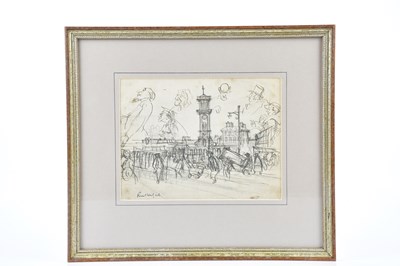Lot 1667 - HARRY RUTHERFORD (1903-1985); pencil drawing,...