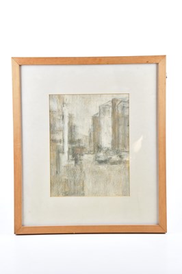 Lot 1680 - IAN WOOD; pastel, 'John Dalton Street',...