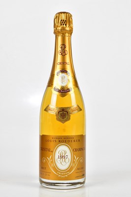 Lot 4160 - CHAMPAGNE, CRISTAL; a bottle of 1997 Cristal...
