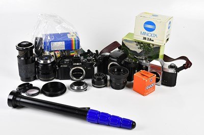 Lot 6342 - A mixed collection of cameras and photography...