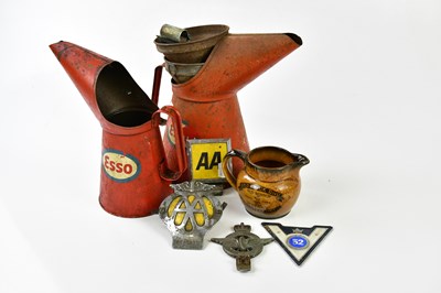 Lot 5040 - AUTOMOBILIA; two vintage advertising Esso oil...