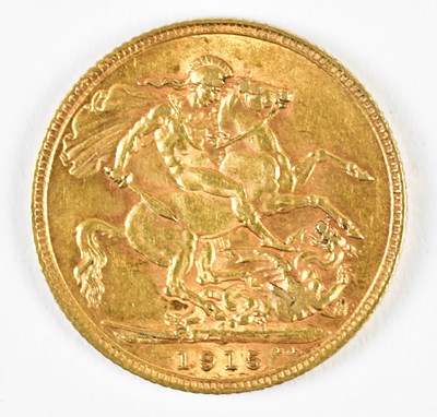 Lot 3095 - A George V full sovereign, 1915.