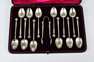 Lot 2747 - MARTIN, HALL & CO; a cased set of twelve...