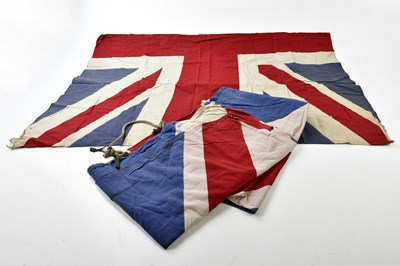 Lot 5061 - Two vintage Union flags, including a British...