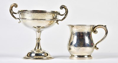 Lot 2352 - DEAKIN & FRANCIS; a George V hallmarked silver...