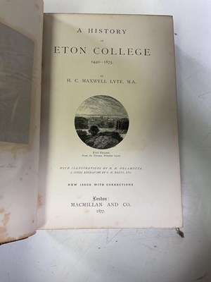 Lot 276 - [PUBLIC SCHOOL] MAXWELL-LYTE, H. C; A History...