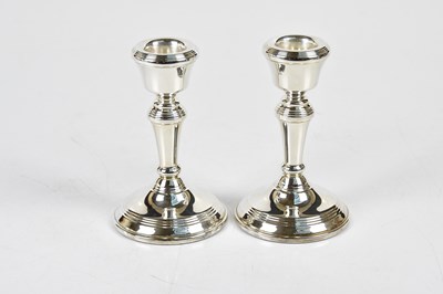 Lot 2174 - WALKER & HALL; a pair of George V hallmarked...