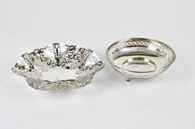 Lot 2150 - W BROS; an Elizabeth II hallmarked silver dish...