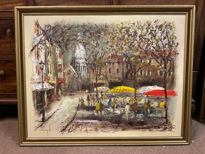 Lot 6288 - JOHN BAMPFIELD; oil on canvas, Continental...