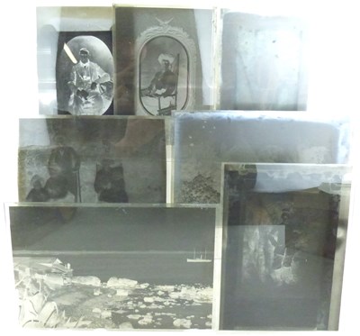 Lot 539 - A quantity of half plate glass negatives