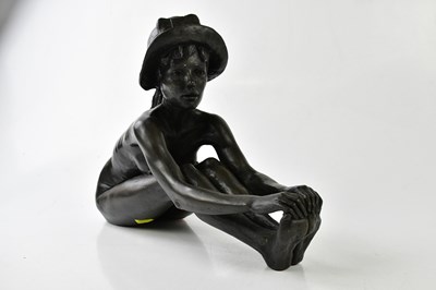Lot 5152 - TOM GREENSHIELDS (1912-1994); a cast bronzed...