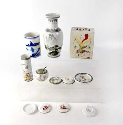 Lot 362 - A group of nine early and later 20th century ceramics