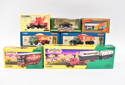 Lot 353 - CORGI; seven diecast model vehicles,...