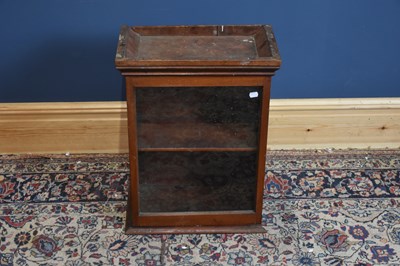 Lot 6641 - A 19th century mahogany table top display...