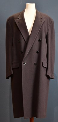 Lot 1013 - UNGARO; a grey 100% wool full length...