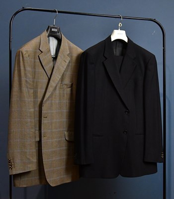 Lot 1006 - ARMANI COLLEZIONI; a 100% wool black...