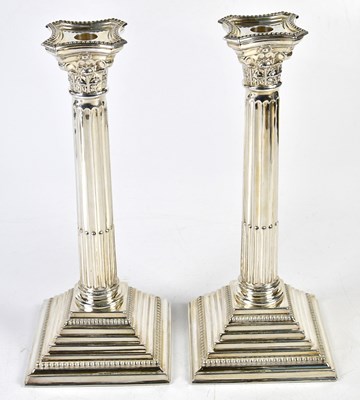 Lot 2166 - A pair of Elizabeth II hallmarked silver...