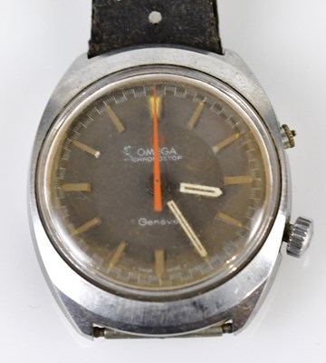 Lot 2945 - OMEGA; a gentleman's stainless steel...