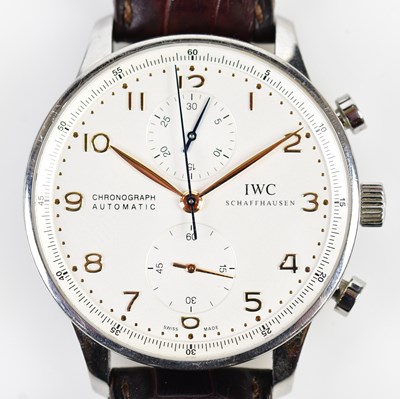 Lot 2850 - INTERNATIONAL WATCH COMPANY IWC; a gentleman's...