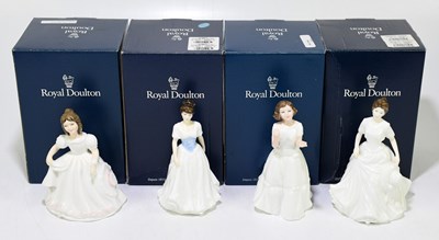 Lot 734 - ROYAL DOULTON; four assorted figures...