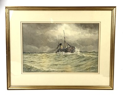 Lot 6138 - W A PINTING; watercolour, 'Across the Bay',...