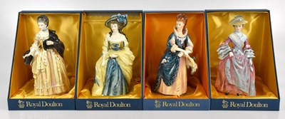 Lot 747 - ROYAL DOULTON; four assorted figures...