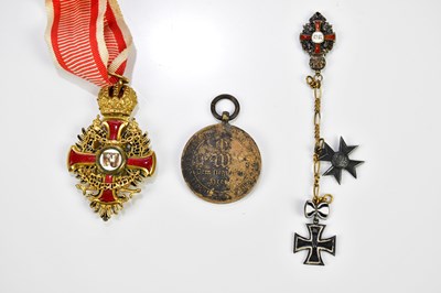 Lot 2588 - An Austrian order of Franz Joseph by V. Mayer,...