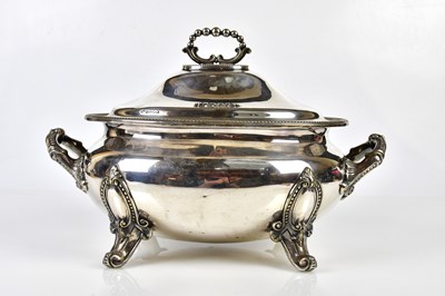 Lot 2810 - G R COLLINS & CO; a Victorian silver plated...