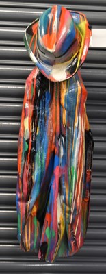 Lot 672 - FINN STONE (contemporary); 'Rain Coat', a...