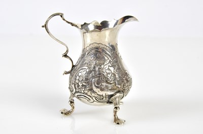 Lot 2116 - A Victorian hallmarked silver cream jug of...