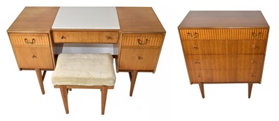 Lot 1717 - WRIGHTON FURNITURE; a 1970s two piece bedroom...