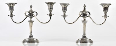 Lot 2286 - ELLIS & CO; a pair of Edward VII hallmarked...
