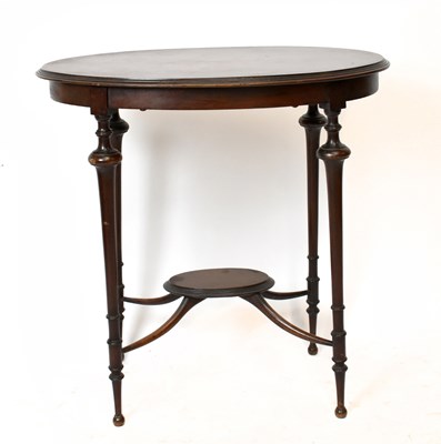 Lot 1543 - An Edwardian mahogany occasional table, the...