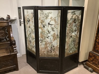 Lot 6572 - A late Victorian Aesthetic Movement ebonised...