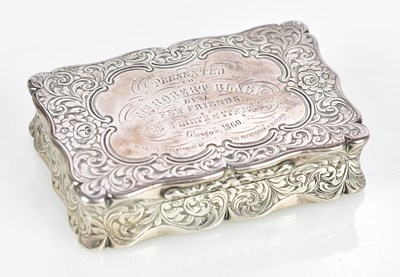 Lot 2067 - EDWARD SMITH; a Victorian hallmarked silver...