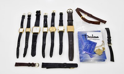 Lot 2944 - SEIKO; a lady's 9ct yellow gold wristwatch,...