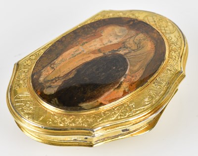 Lot 2059 - A late 18th century Continental gilt metal...