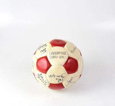 Lot 762 - LIVERPOOL FC: a signed football with...