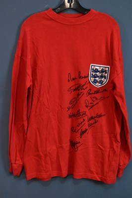 Lot 5215 - ENGLAND; a 1966 England retro-style football...