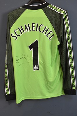 Lot 5252 - PETER SCHMEICHEL; a Manchester United Treble...
