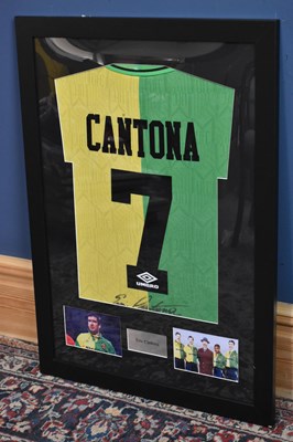 Lot 5267 - ERIC CANTONA; a Newton Heath Manchester United...