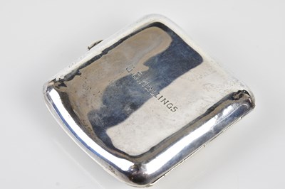 Lot 2508 - A George V hallmarked silver cigarette case,...