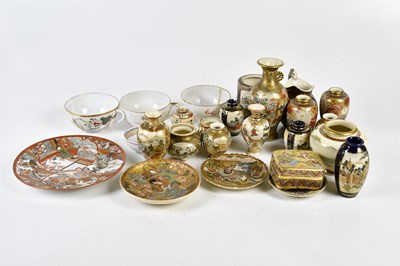 Lot 5305 - SATSUMA; a collection of Meiji period and...