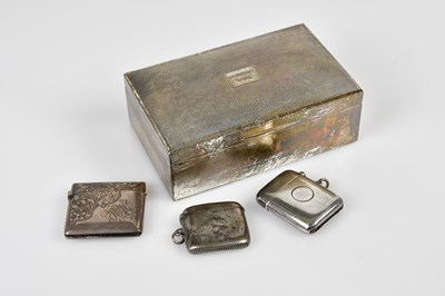 Lot 2248 - MAPPIN & WEBB; a George V hallmarked silver...